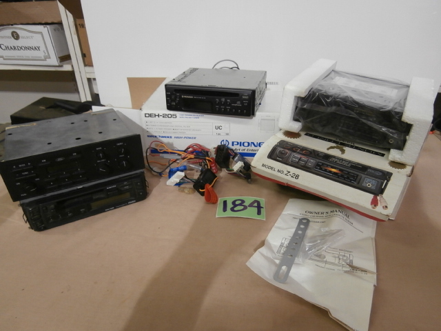lot 184 image: Group of Car Stereo Equipment