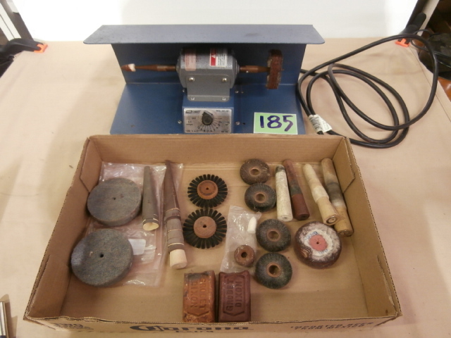 lot 185 image: Nice Jewelers Polishing Equipment