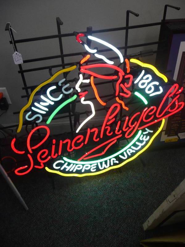 RARE Leinenkugel s Chippewa Valley Neon Light Large Approx