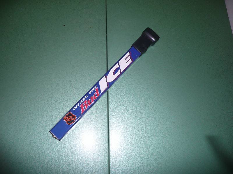 lot 15 image: Bud Ice Hockey Stick Tap Handle
