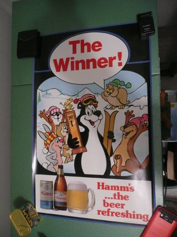 lot 34 image: NOS Hamms Poster