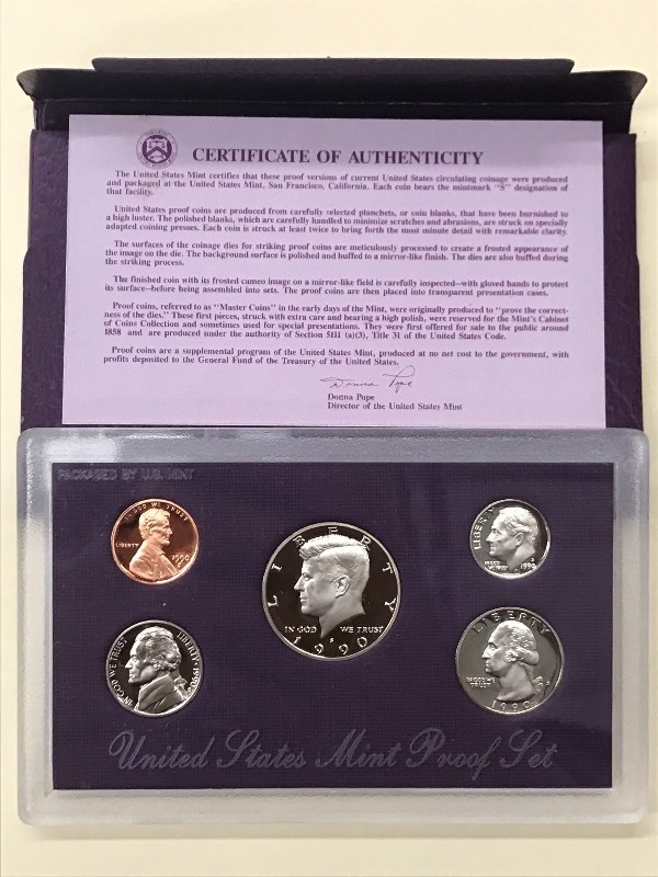 1990 US Proof Set ...