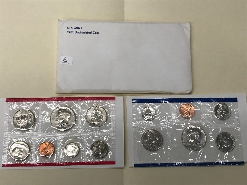 1981 US Uncirculated Set Includes ...