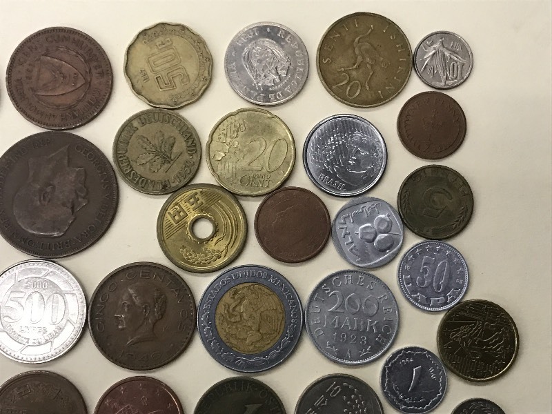 (50) Different Coins From All Over ...
