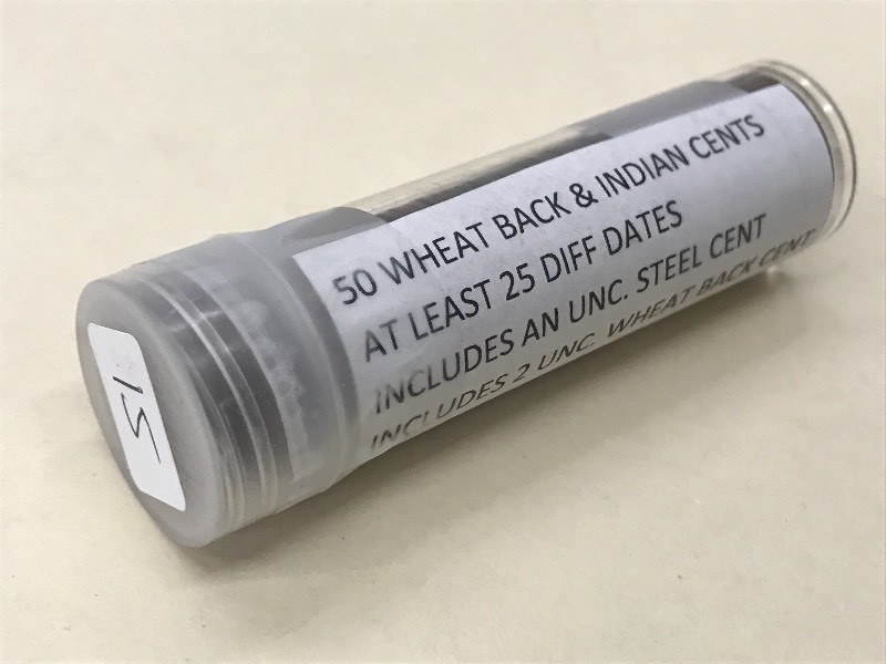 Roll Of Wheat Back & Indian Head Ce...
