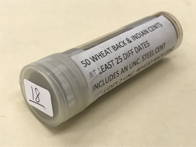 Roll Of Wheat Back & Indian Head Ce...