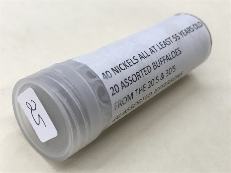 Full Roll Of Nickels (40) Nickels ...
