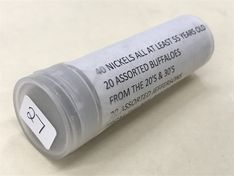 Full Roll Of Nickels (40) Nickels ...