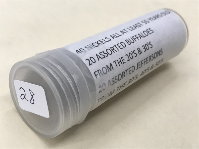 Full Roll Of Nickels (40) Nickels ...