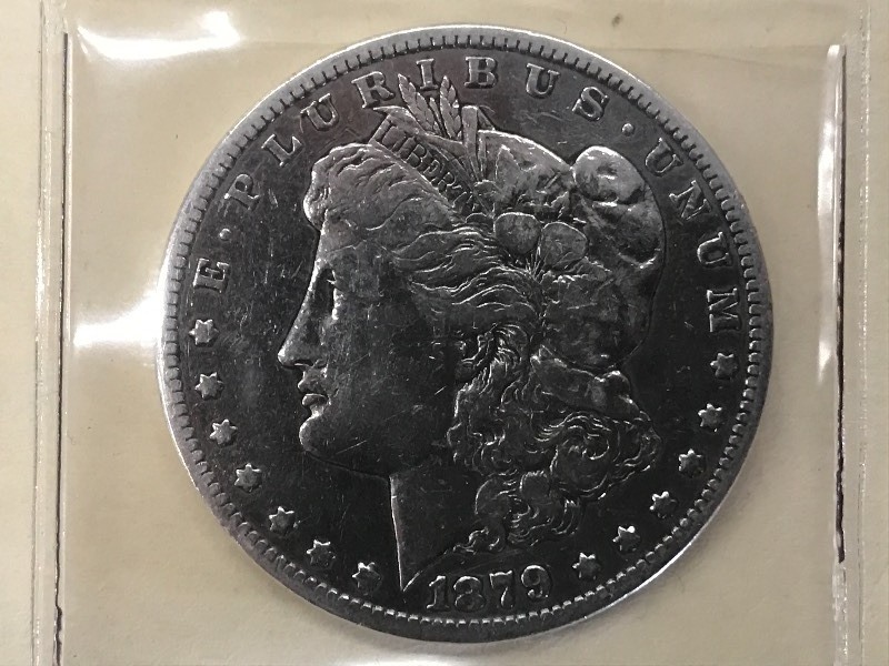 1879-S Morgan Silver Dollar, 90% Si...