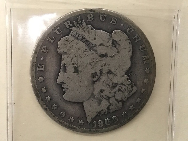 1900-O Morgan Silver Dollar, 90% Si...