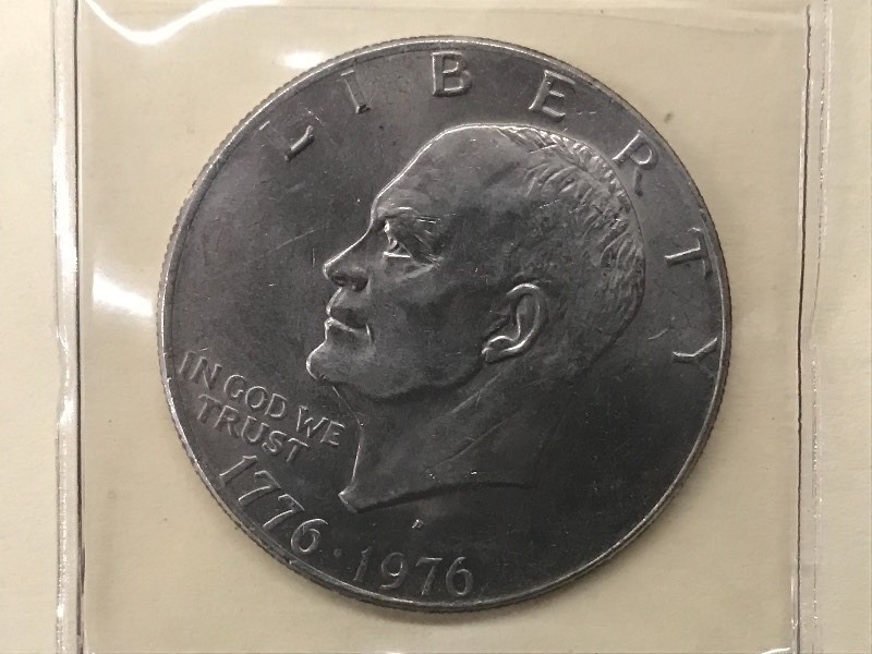 1976-D Eisenhower Silver Dollar...