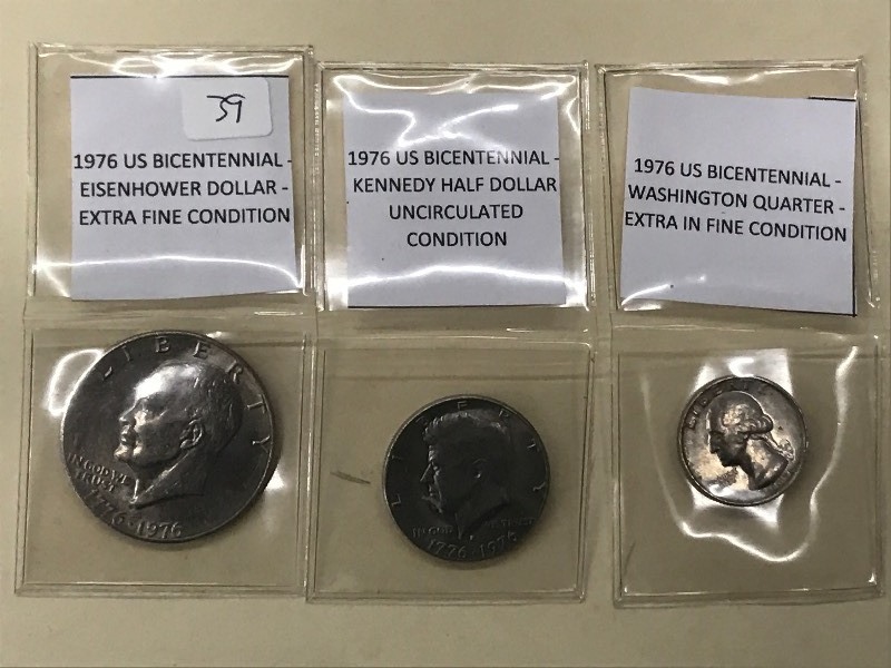1976 US Bicentennial Coins Eisenho...