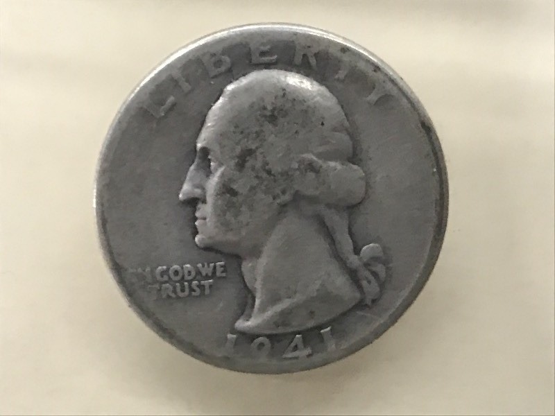 1941 Washington Quarter, 90% Silver...