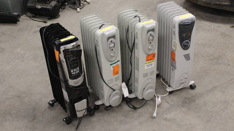 4 Oil Filled Radiator Heaters