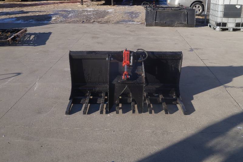 Skid Steer 5 Foot Single Cylinder Grapple