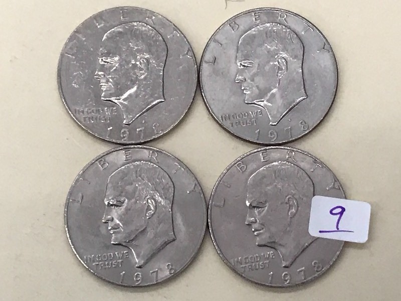 (4) 1978 Eisenhower Dollar Coins ...