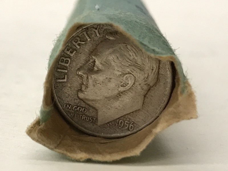 Roll Of (50) 1950s Dimes ...