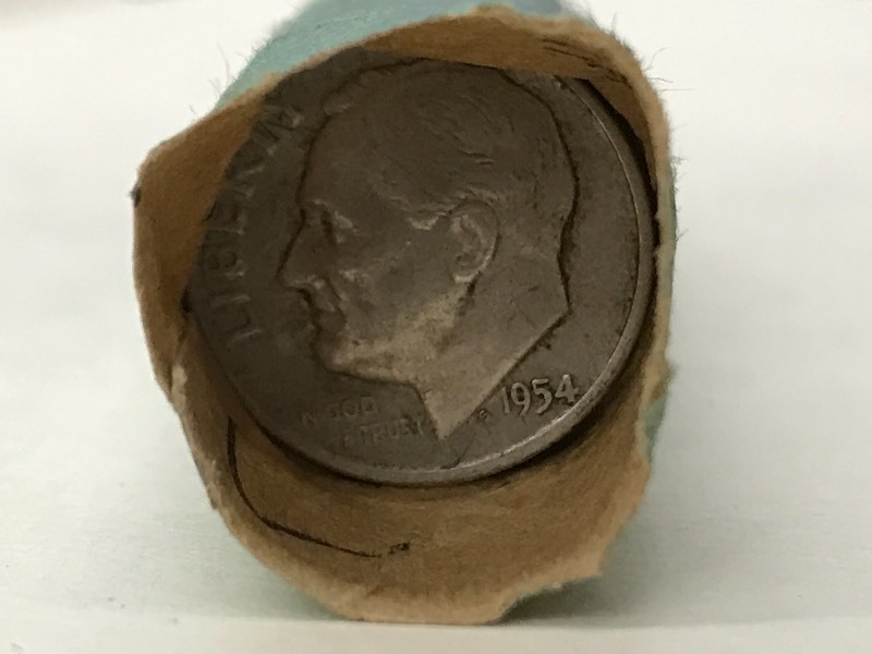 Roll Of (50) 1950s Dimes ...
