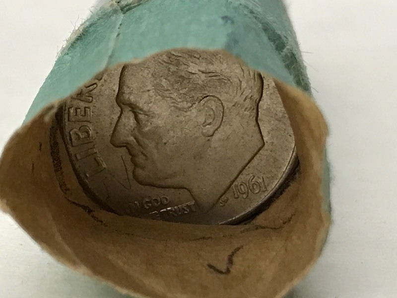 Roll Of (50) 1960-1964 Dimes ...