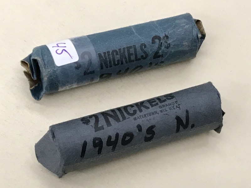 (2) Full Rolls Of 1940s Nickels ...