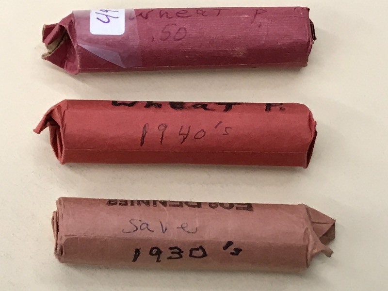 (3) Full Rolls Of Wheat Pennies (1...