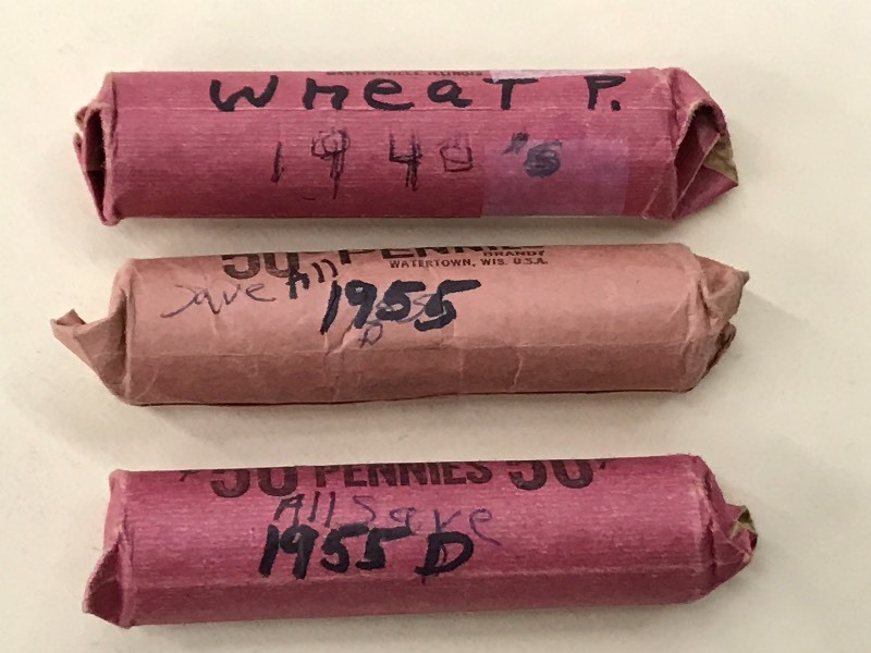 (3) Full Rolls Of Wheat Pennies (1...