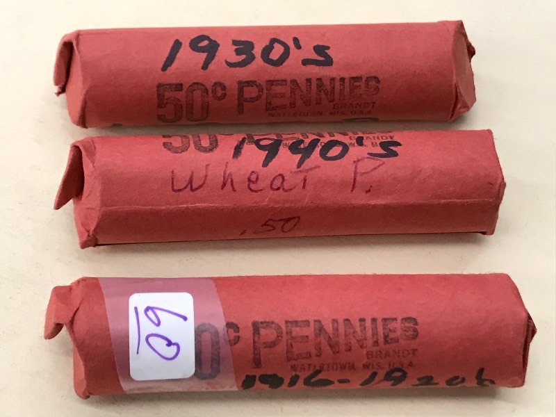 Lot Of (2) Full Rolls Of 1930s & ...