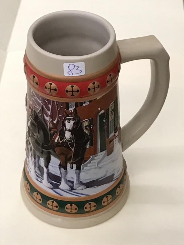 1994 Budwesier Holiday Stein ...