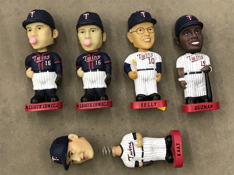 (5) Assorted MN Twins Bobbleheads--...