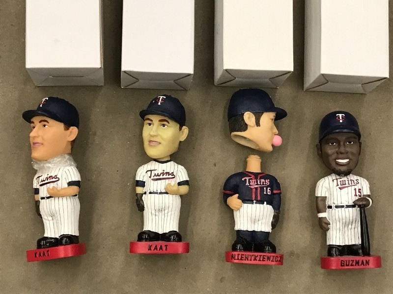 (4) Assorted MN Twins Bobbleheads ...