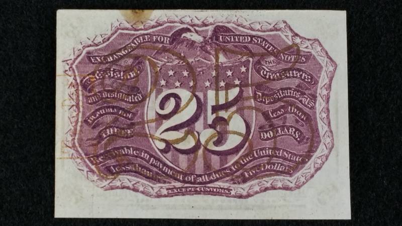 1863-1967 25 Cent Fractional Note 2nd Issue