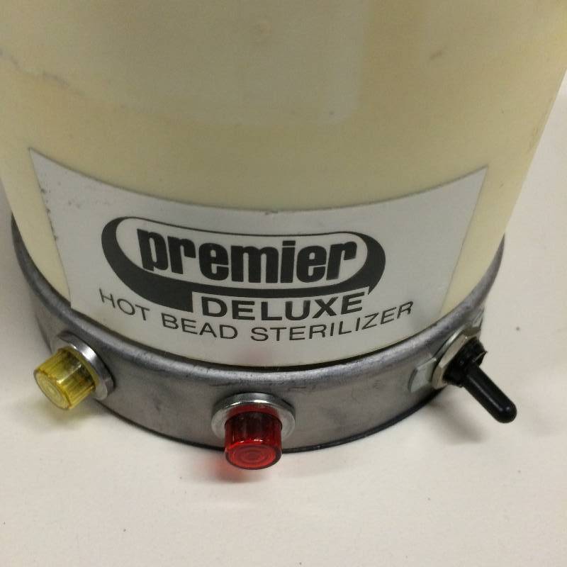 lot 11 image: Retails Used $125 Premier Deluxe Hot Glass Bead Sterilizer Model B For Salon or Dental Instruments Dry Sterilization - Excellent Replacement Beads Can Be Purchased Online For $5.00