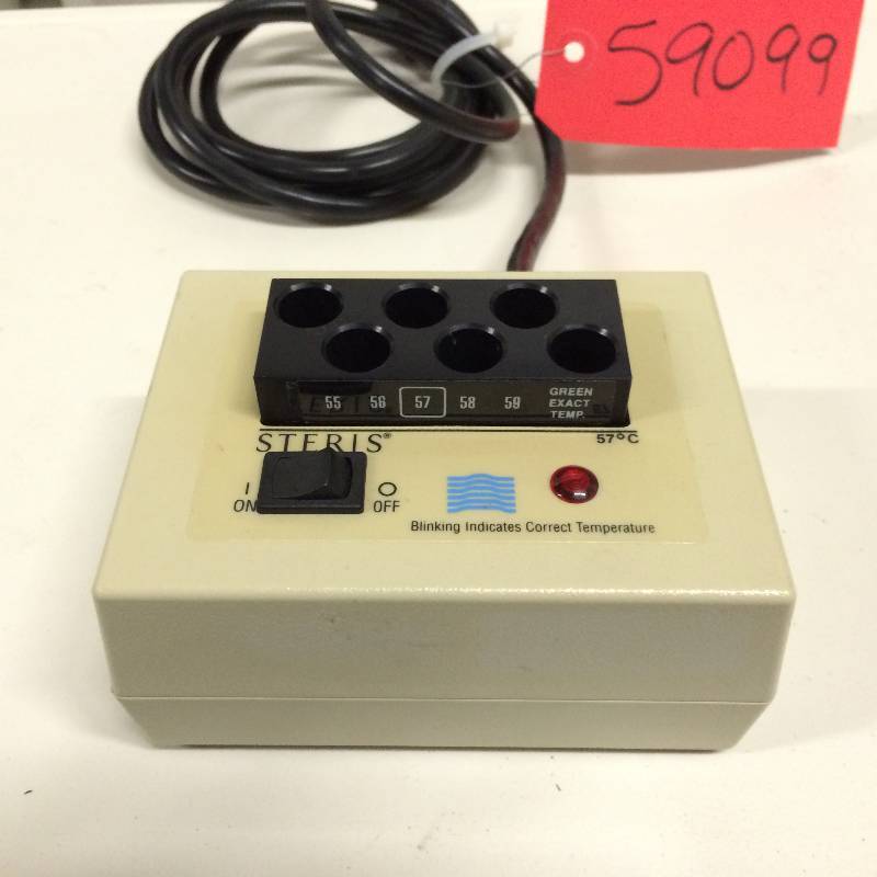 lot 14 image: Retails Used $250 Steris Verify Steam Warmer Biological Test Tube Incubator, 6 Well, S3271 - Nice Working Condition