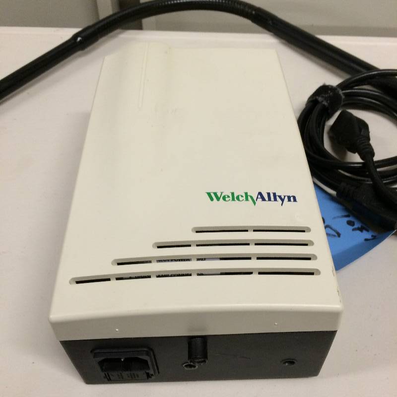 lot 16 image: WOW RETAIL USED $600 Wall Mount WELCH ALLYN PORTABLE EXAM PROCEDURE OBGYN LIGHT 48830 & FOCUSABLE ADJUSTIBLE FIBEROPTIC LAMP LITE PIPE - EXCELLENT CONDITION