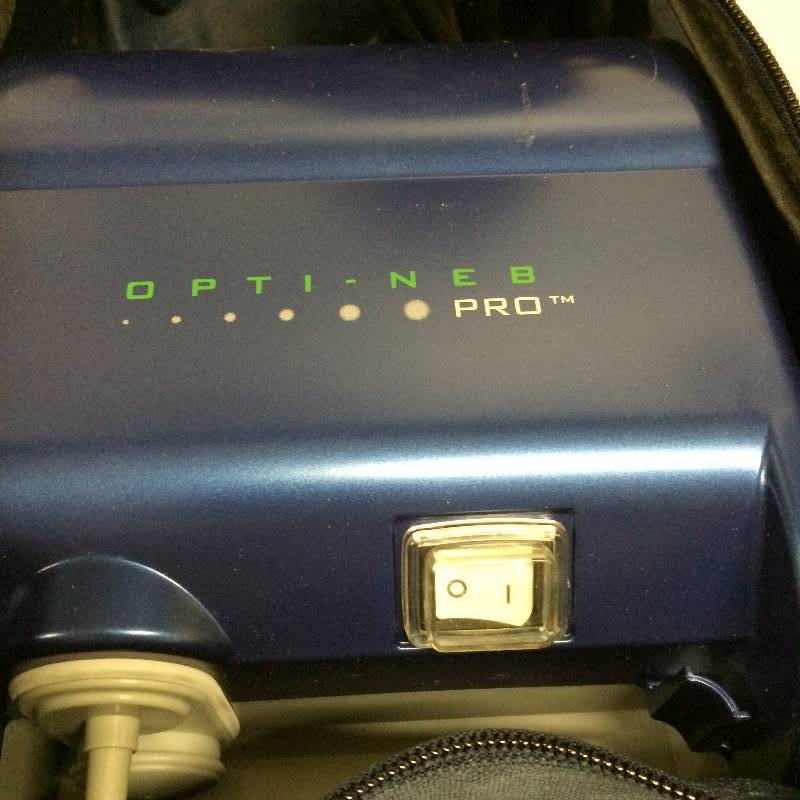 lot 18 image: Portable Opti-Neb Pro Compressor Nebulizer System by Teleflex Kit Some New Extras Plus Manual Etc - Medicated Mist Nebulizer Lung Therapy Asthma Bronchitis, or COPD - Excellent