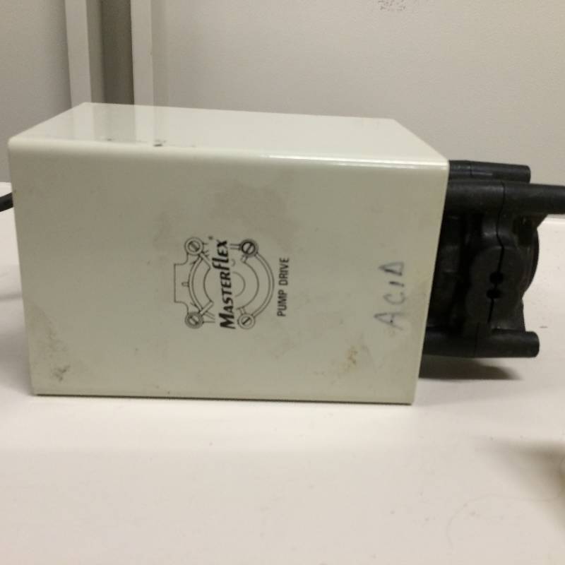 lot 5 image: Retails Used $400 Cole Parmer 7543-30 Masterflex Pump Drive 30 Rpm - Super Condition - White - Runs