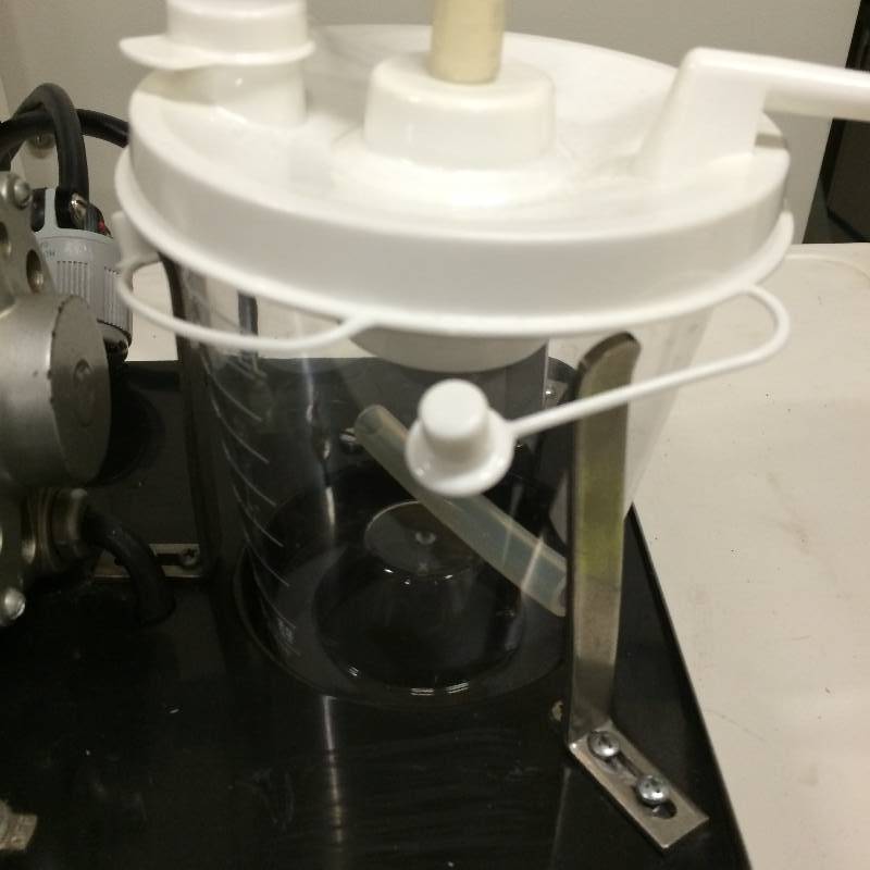 lot 37 image: Excellent Working Condition Gomco Medical Dental Suction Vacuum Aspirator Pump wPlastic Bottle MD 789 Medical Grade Surgical Pump & Motor