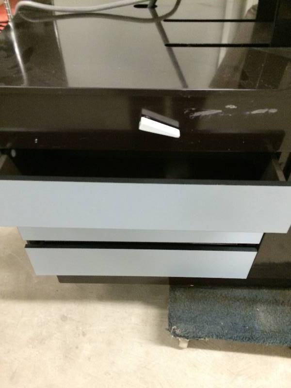 lot 24 image: Super NICE Black & Grey Midmark 100 Procedure Medical Patient Exam OBGYN Clinic Podiatry Chair Table With Retractable Stirrups & Power Supply - Many Uses For This Item