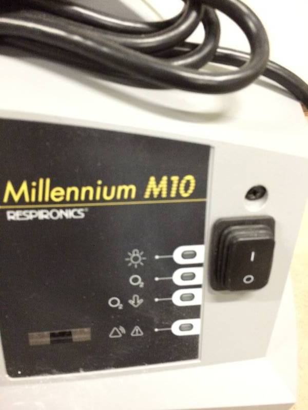 lot 25 image: Retails New $2000 Home Health 10 Liters of Oxygen Flow Per Minute Respironics Millenium Model M10 Medical Grade Oxygen Concentrator WOW Up to 10Liters Per Minute Used For Oxygen Bars, Spas, Facials, Fish Farming & More - Excellent