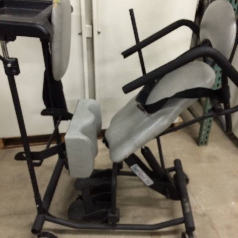 lot 58 image: Retails USed $2000 - $3000 Mobility Equipment Easystand Standing Frames are a Supportive Sit-to-Stand Patient Stander - Structurally Nice Condition - Fabric Has Wear