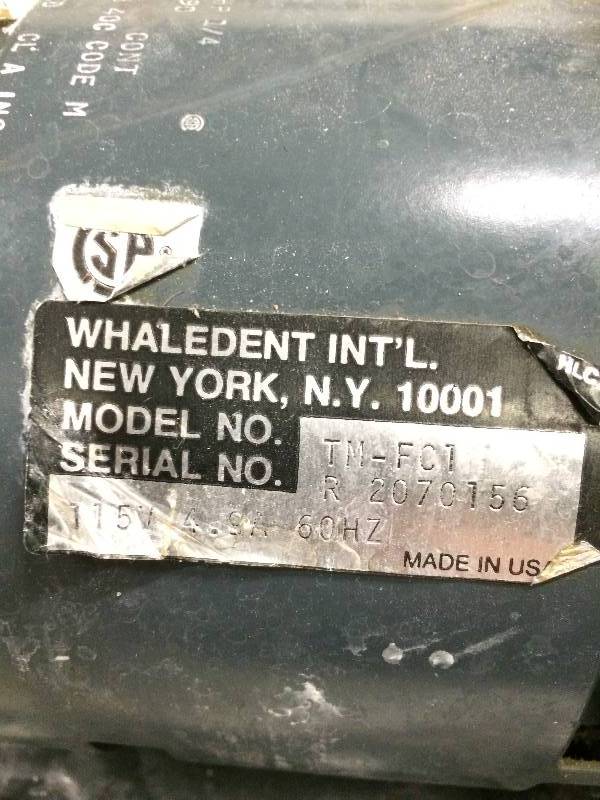 lot 60 image: Whaledent Toothmaster TM-FC1 Dental Lab Trimmer Wet Grinder Sander for Wet Dentition Model Cutting & Other Projects You Can Think Of...Works