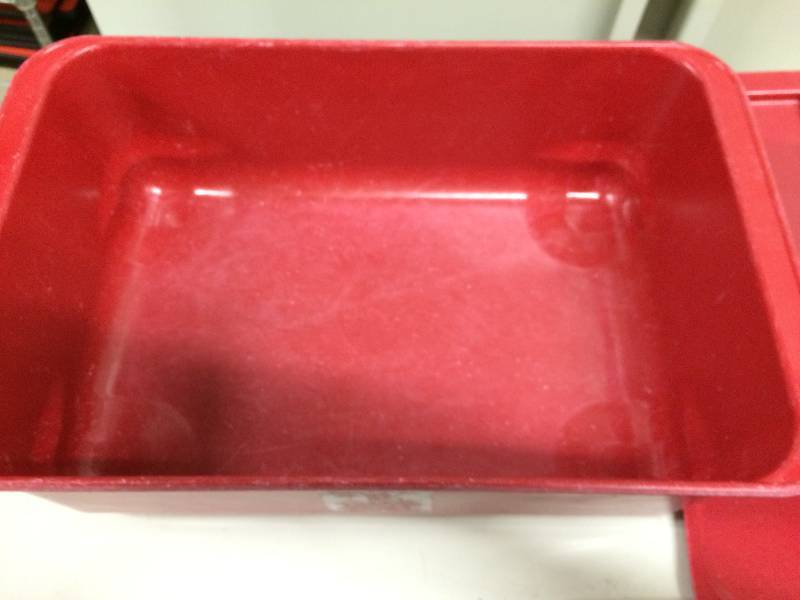 lot 43A image: Retail New $150 Healthmark Instrument Trays Autoclavable to 250° F, chemical-resistant, and compatible with steam, EtO, and gas-plasma sterilization - With Locking Clamps