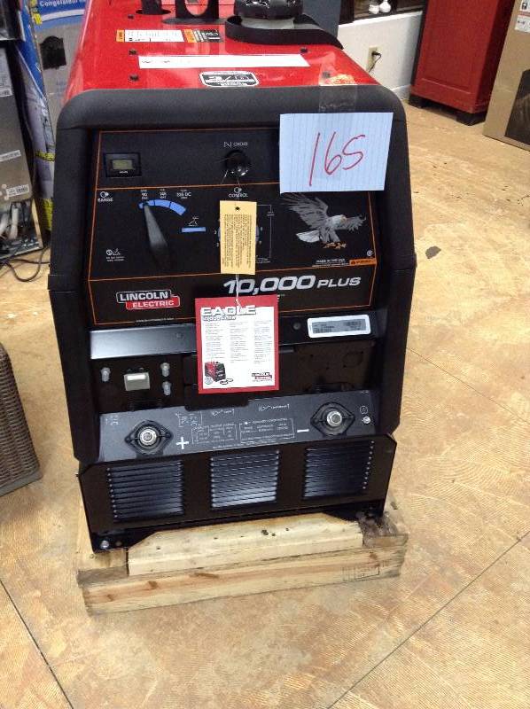 Lincoln Electric Eagle 10,000 ArcStick Welder and Generator - unit shows 0 hours