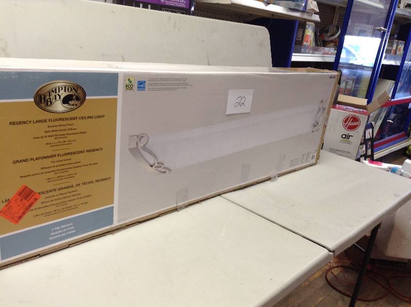 Hampton Bay Regency Large Fluorescent Ceiling Light never used