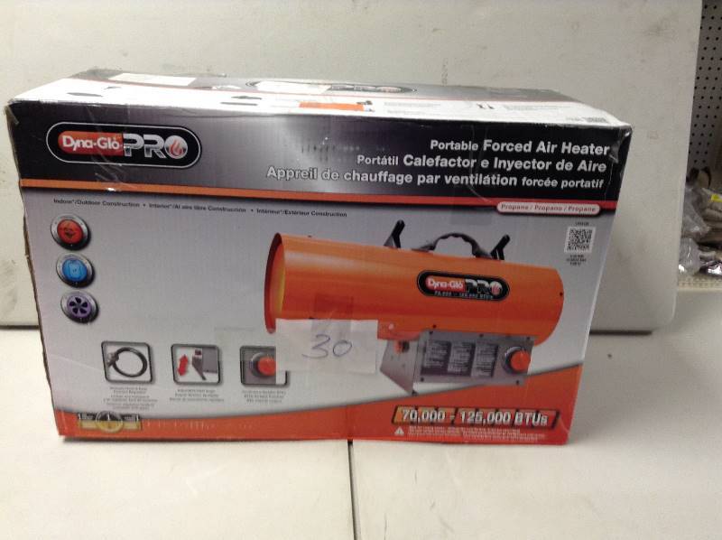 Dyna-Glo PRO Portable Force Air Heater 70,000 to 125,000 BTUs