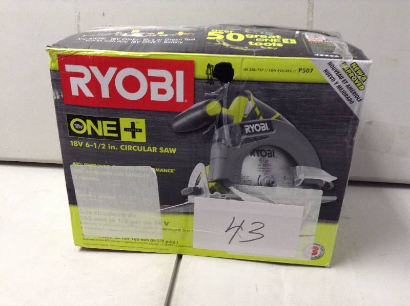 Ryobi 18V 6 12 in Circular Saw never used Tool Only