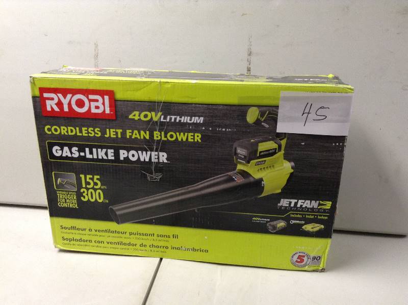 Ryobi 40V Cordless Jet Fan Blower