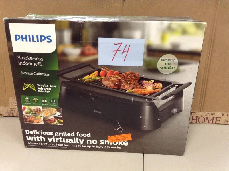 Phillips Smoke-less indoor Grill new