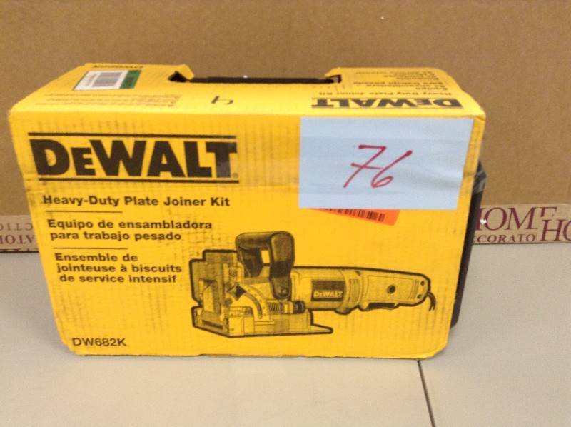 Dewalt Hevy-Duty Plate Joiner Kit Never Used